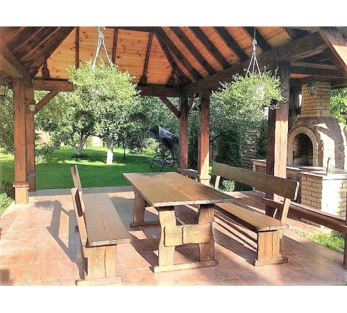 Дерев'яний стіл 2000х900 мм з ясеня для кафе, дачі від виробника. Wood Table 12 Дерев'яний стіл 2000х900 мм з ясеня для кафе, дачі від виробника. Wood Table 12