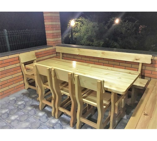 Дерев'яний стіл 2000х900 мм з ясеня для кафе, дачі від виробника. Wood Table 12 Дерев'яний стіл 2000х900 мм з ясеня для кафе, дачі від виробника. Wood Table 12