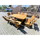 Мебель из массива дуба 1750х1100, комплект Oak Furniture 01. Стол и 4 лавки из дуба от производителя.