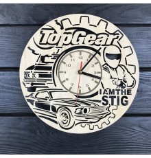 Концептуальні настінні годинники із дерева «Top Gear»