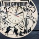 Тематические часы из дерева на стену «Ковбои, Western»