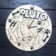 Детские деревянные часы на стену «Pluto»