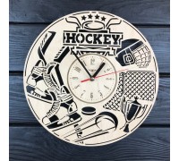 Dekorative Holzwanduhr 