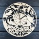 Необычные деревянные часы в интерьере «Dragon Ball»