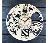 Dota 2 Themen-Wanduhr aus Holz