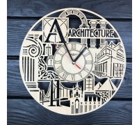 Thematic wooden interior clock 