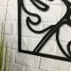 Деревянная настенная абстракция в интерьере «Письмо Монстере»