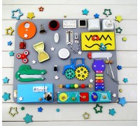 Mehrfarbige Lerntafel für Kinder Busyboard