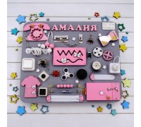 Lernspielzeug für Mädchen Busyboard