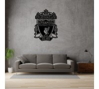 Liverpool Football Club's wooden crest