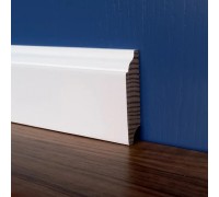 Плинтус деревянный Колониал 60x16x3000 белый ольха