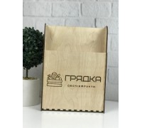 Брендированный уголок потребителя из дерева