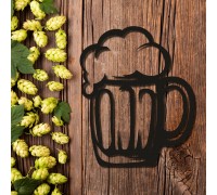 Wooden wall mural 