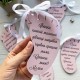 Оригинальные приглашения на крестины из дерева