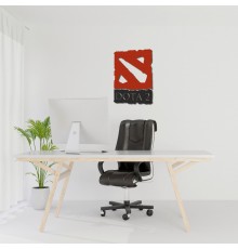 Деревянная настенная эмблема компьютерной игры «Dota 2»