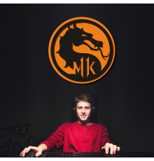 Інтер'єрна картина з дерева на тему комп'ютерної гри «Mortal Kombat»