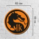 Інтер'єрна картина з дерева на тему комп'ютерної гри «Mortal Kombat»