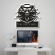 Дерев'яна картина-емблема комп'ютерної гри "The Witcher"