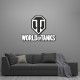 Дерев'яний настінний декор біля кімнати для хлопчика «World of Tanks»