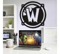 Настінна емблема з дерева "World of Warcraft"