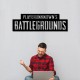 Інтер'єрний напис із дерева на тему відеогри «PUBG»