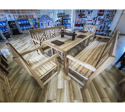 Дерев'яна меблі з масиву ясен від виробника, комплект Furniture set - 41 Дерев'яна меблі з масиву ясен від виробника, комплект Furniture set - 41