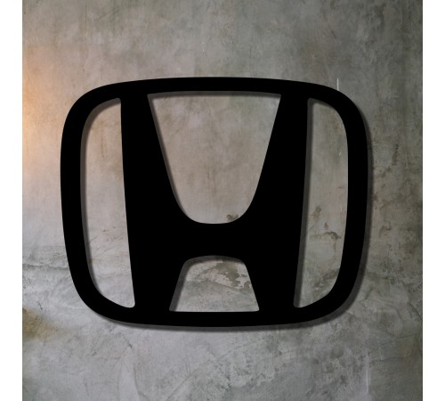 Дерев'яне настінне панно у формі логотипу Honda Дерев'яне настінне панно у формі логотипу Honda