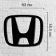 Дерев'яне настінне панно у формі логотипу Honda