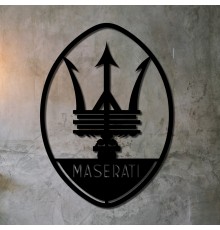Настінний декор з дерева автомобільний значок Maserati