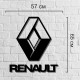 Настінний декоративний логотип з дерева Renault