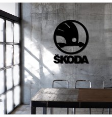 Декоративные деревянные настенные автомобильные значок Skoda