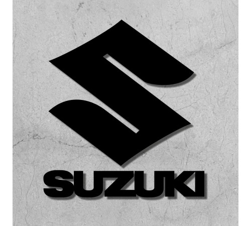 Большие декоративные деревянные значок Suzuki на стене. Большие декоративные деревянные значок Suzuki на стене.