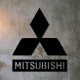 Логотип з дерева настінний у формі Mitsubishi