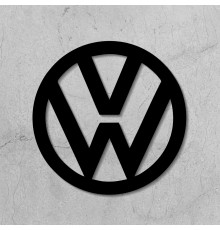 Логотип автомобільної компанії Volkswagen декоративний з дерева
