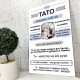 Деревянная табличка на подарок