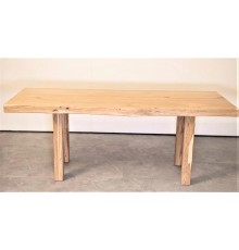 Деревянный стол 2000х900 мм из ясеня для кафе, дачи от производителя Wood Table 12
