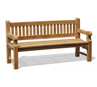 Ławka parkowa ogrodowa 1800 x 690 mm od producenta Sklep, ławka z oparciem 02 Thermowood