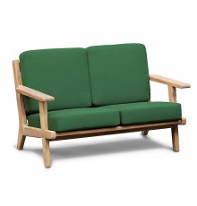 Магазин, скамейка со спинкой 1400 х 880 мм от производителя Garden park bench 03 Термодревесина