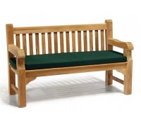 Крамниця, лава зі спинкою 1340 х 690 мм від виробника Garden park bench 05 Термодеревина