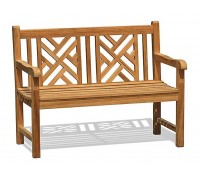Ławka sklepowa z oparciem 1200 x 650 mm. Drewniana ławka od producenta Ławka ogrodowa parkowa 13 Thermowood