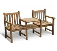 Магазин, скамейка со спинкой 1740 х 520 мм от производителя Garden park bench 22 Термодревесина