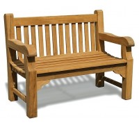 Крамниця, лава зі спинкою 1200 х 580 мм від виробника Garden park bench 34 Термодеревина