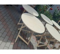 Round table for cafes, bars, and restaurants