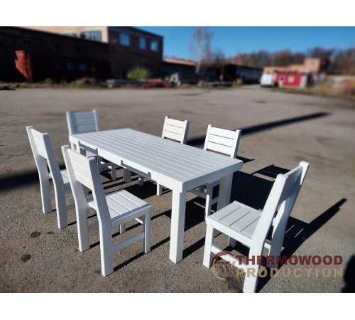 Біла меблі з масиву дерева від виробника, комплект Furniture set — 44 Біла меблі з масиву дерева від виробника, комплект Furniture set — 44