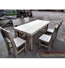 Біла меблі з патиною з масиву дерева від виробника, комплект Furniture set — 45