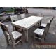 Біла меблі з патиною з масиву дерева від виробника, комплект Furniture set — 45