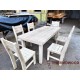 Біла меблі з патиною з масиву дерева від виробника, комплект Furniture set — 45