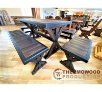 Мебель из массива термодеревья с брошью от производителя, комплект Furniture set-46