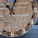 Подарок ко Дню Учителя - настенный именный чеснок из дерева.