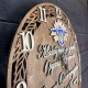 Подарок ко Дню Учителя - настенный именный чеснок из дерева.